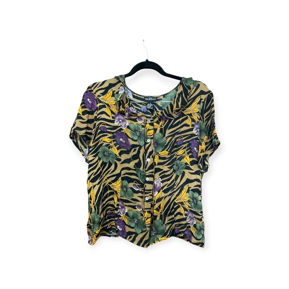 Heavenly Top Women Large 100% Silk
